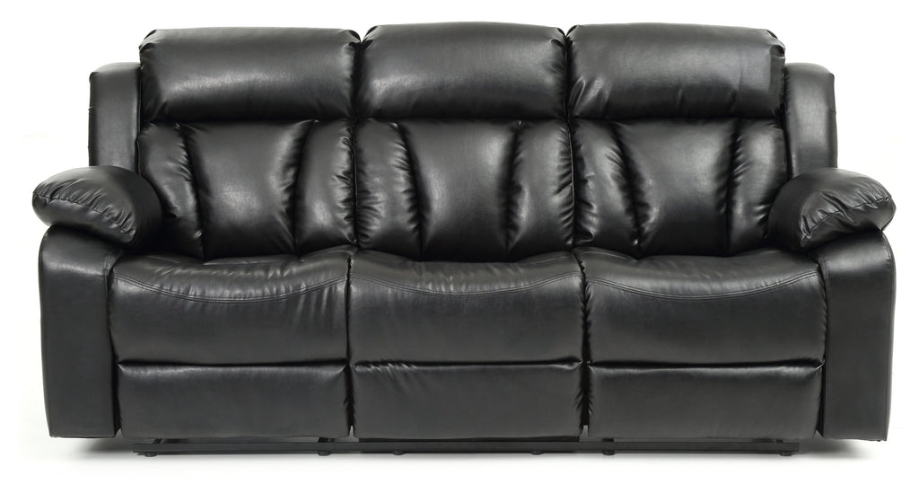 Black Reclining Sofa R3961