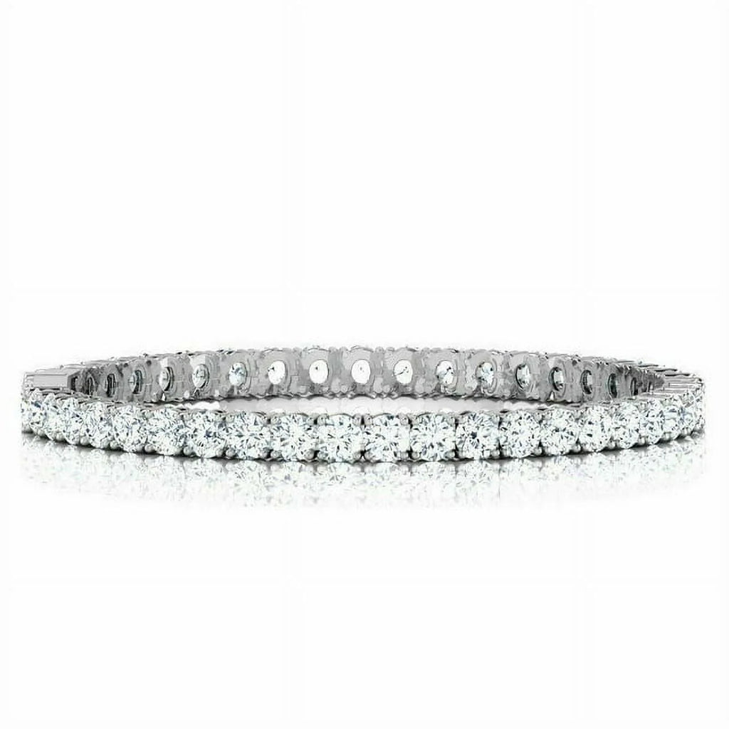 14K White Gold Tennis Bracelet O792690