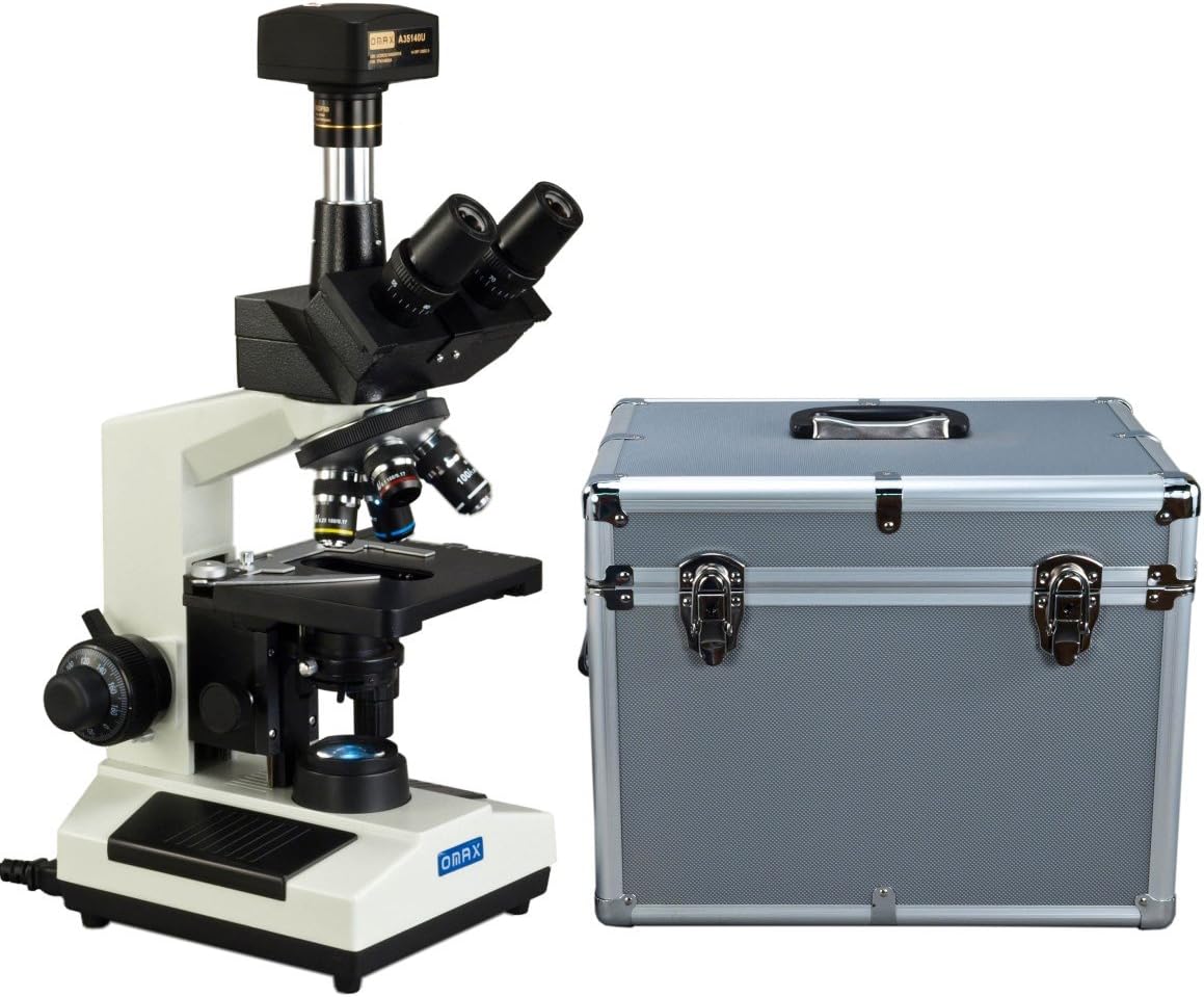 40X-2500X Trinocular Compound LED Microscope with 14MP Digital Camera T900297