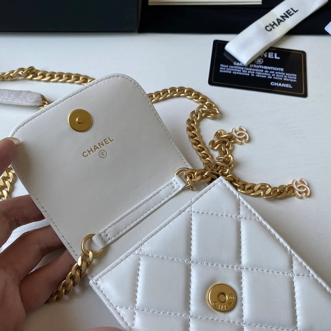 White Phone Holder Bag G4967
