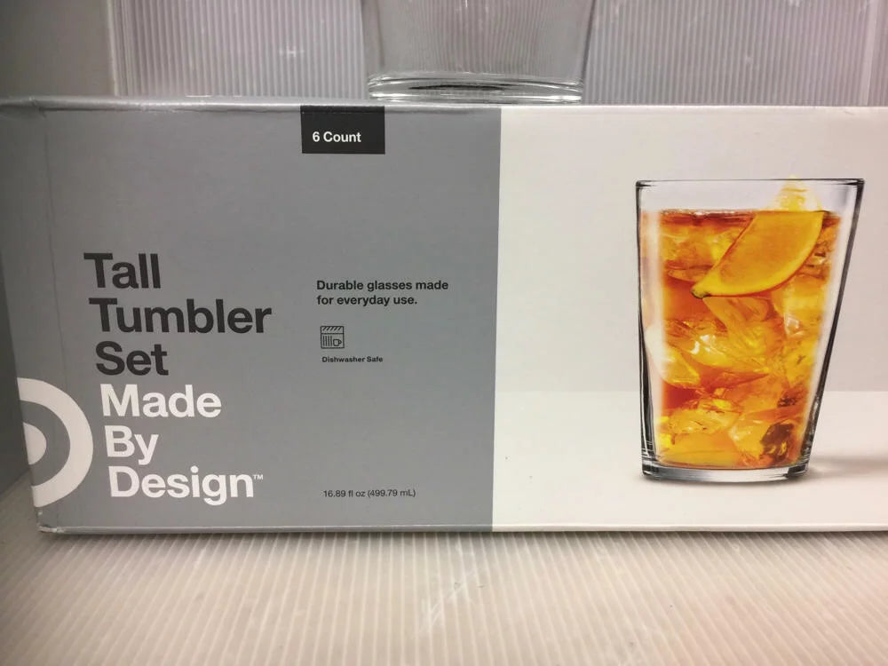 16oz 6pk Glass Tumblers J511682