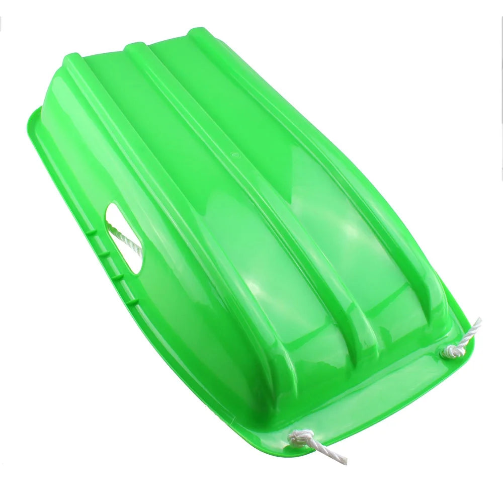 Green Plastic Snow Sled, 25.6*14.2*4.3 inch Y734809