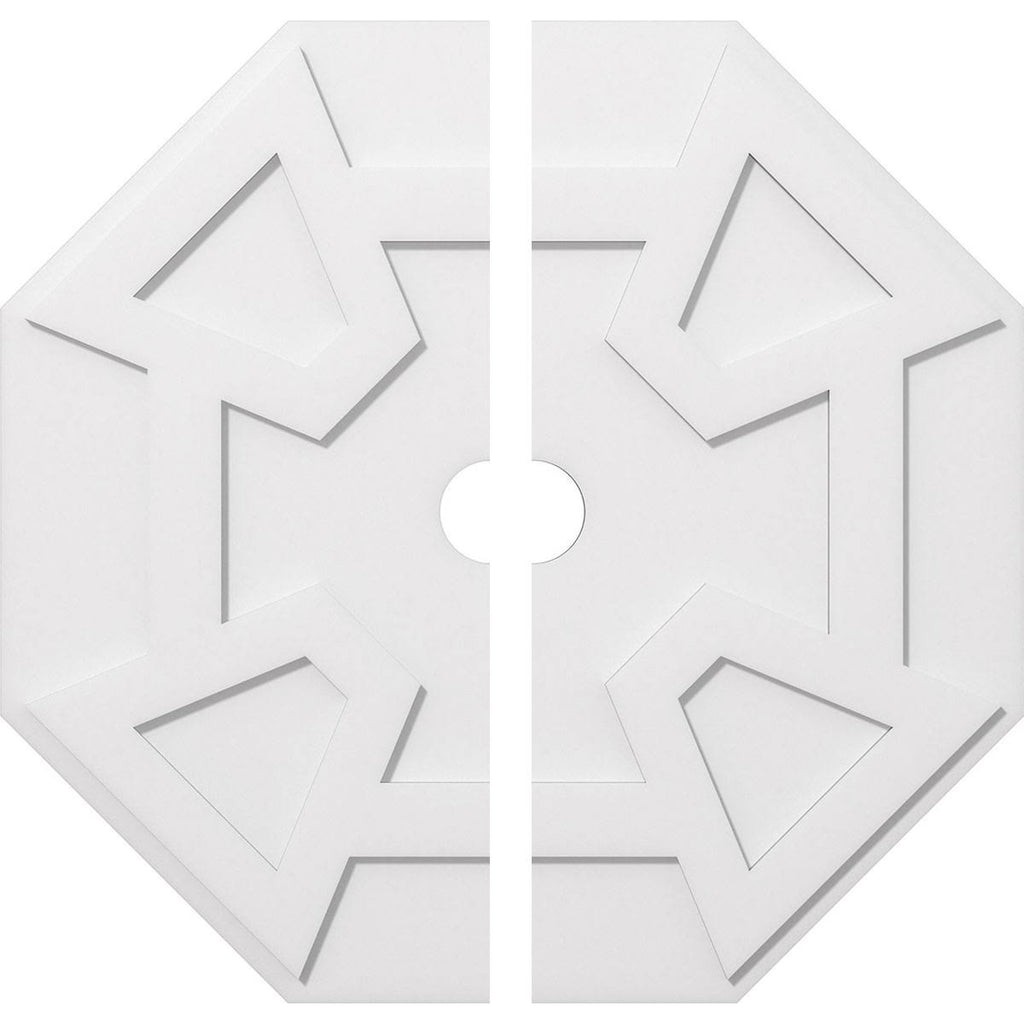 38 inchod x 4 inchid x 13 1/4 inchc x 1 inchp PVC Ceiling Medallion E65102