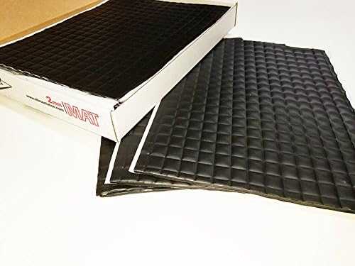 Black 80 mil Car Sound Deadening Mat 20 Sheets O47978