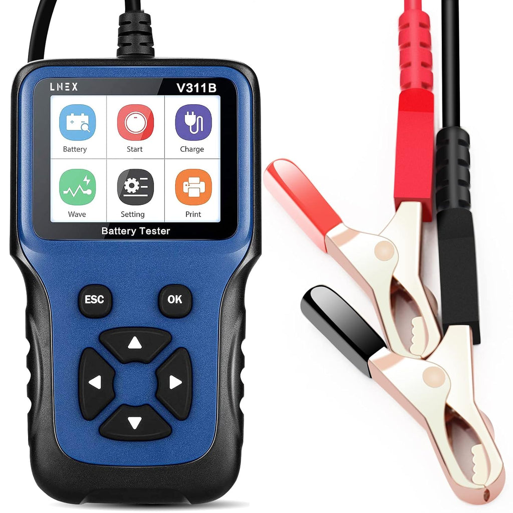 12V 24Volt Automotive Battery Load Tester with 2.4 Color Screen X844