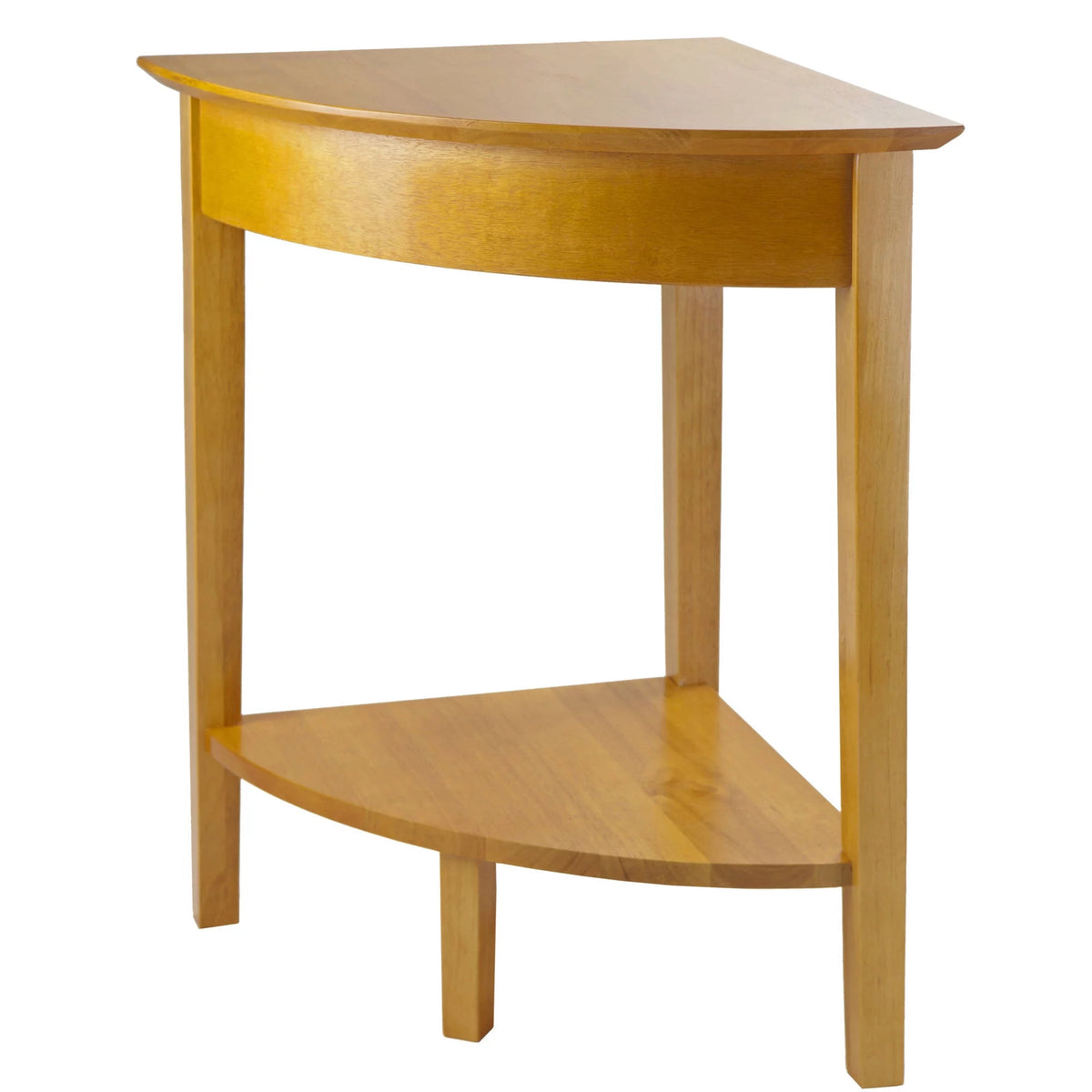 Corner Table Honey Finish L177