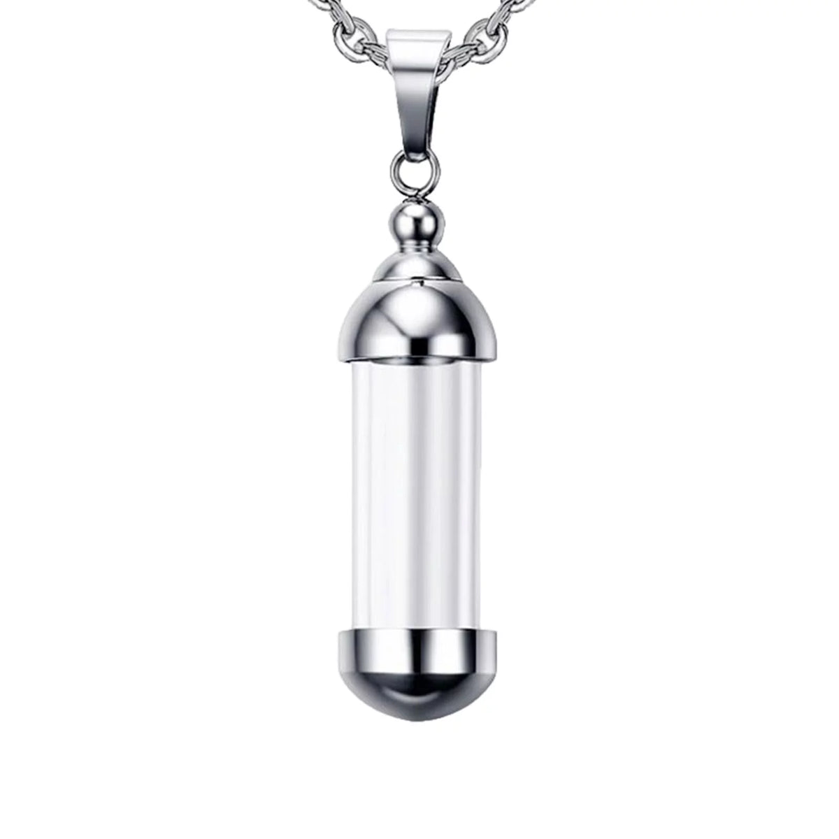 Glass Vial Pendant Necklace N84525