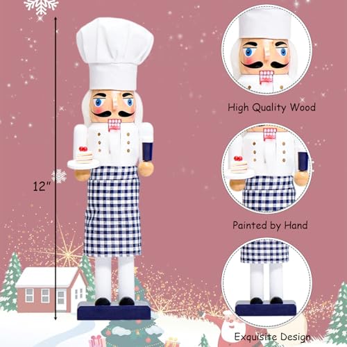 15 Inch Pink Wooden Nutcracker Ornaments J295