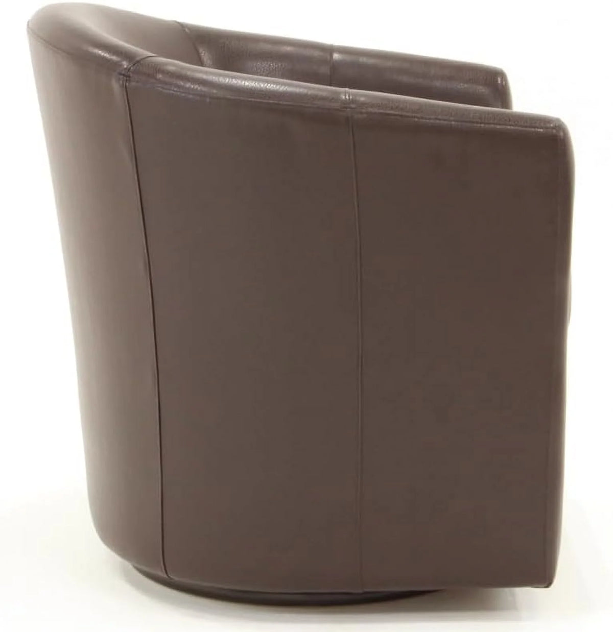 Faux Leather Swivel Club Chair D5846