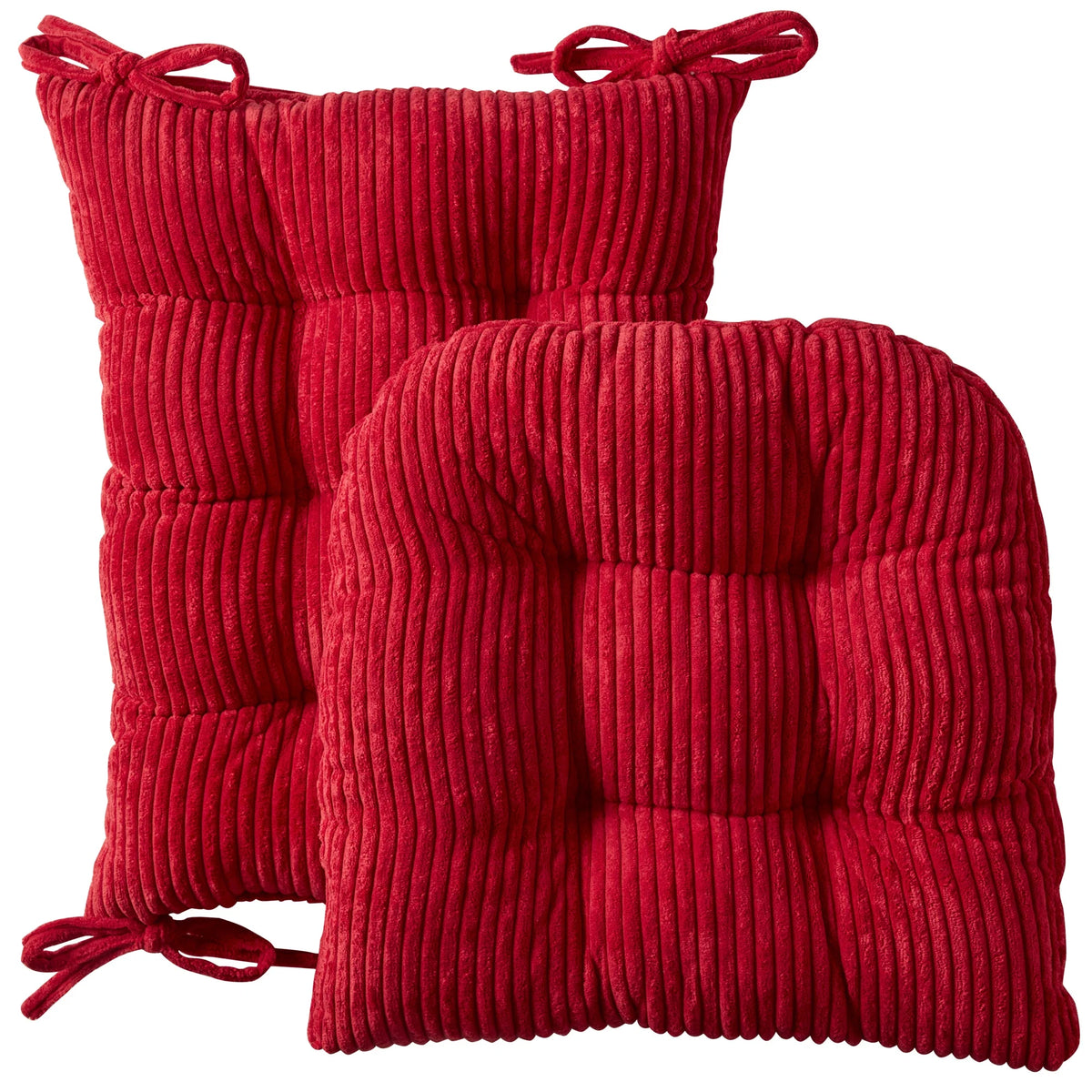 Red Velvet Rocking Chair Cushion Set M19828