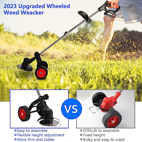 24V Cordless 3 in 1 Electric String Trimmer with 2 x 2000mAh Batteries R3659