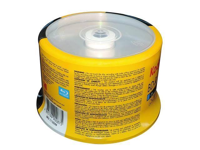 100-Pack BD-R BLU-RAY Blank Disc Media 25GB X1567