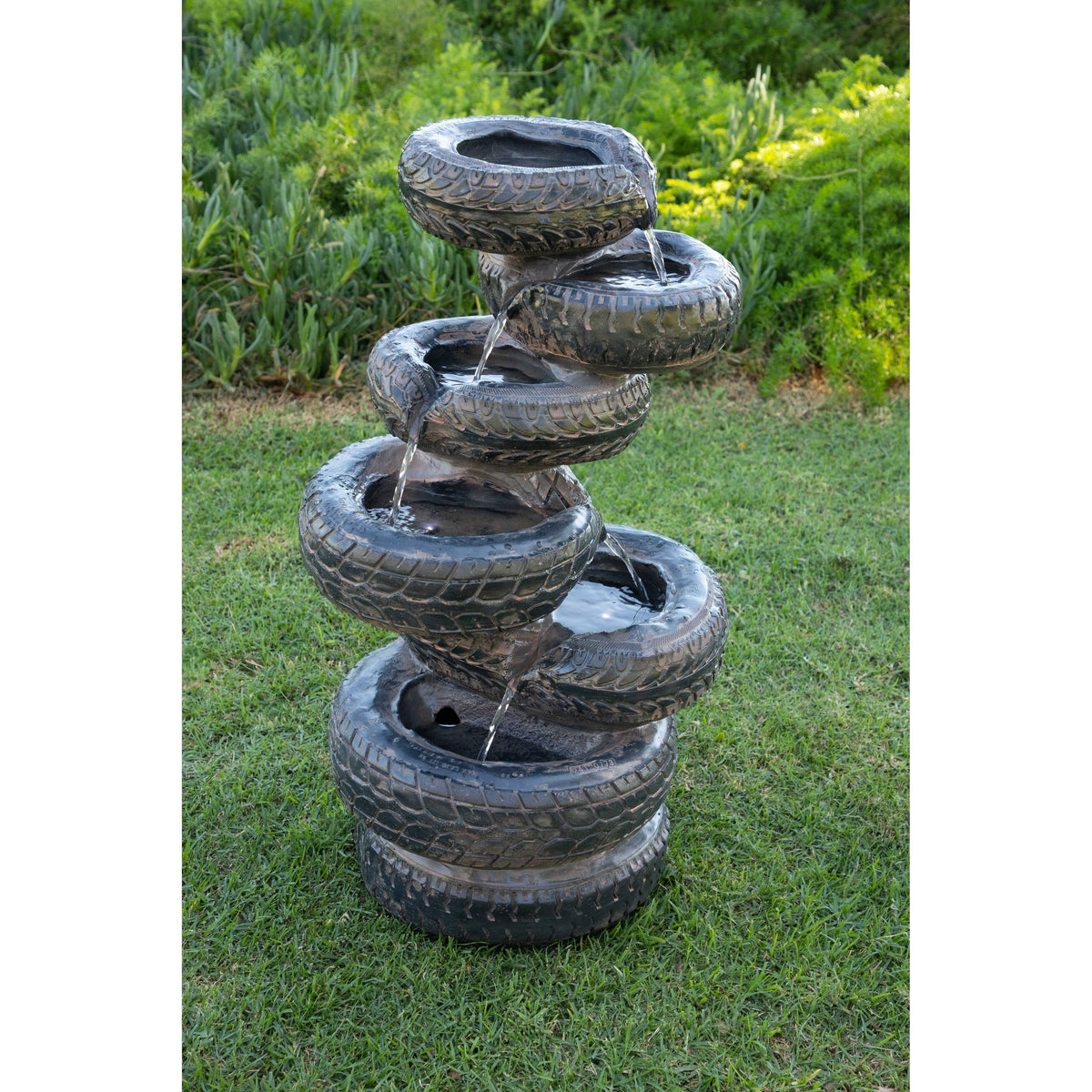 Cascading Fountain with LED Lights 31 inch Tall W95931