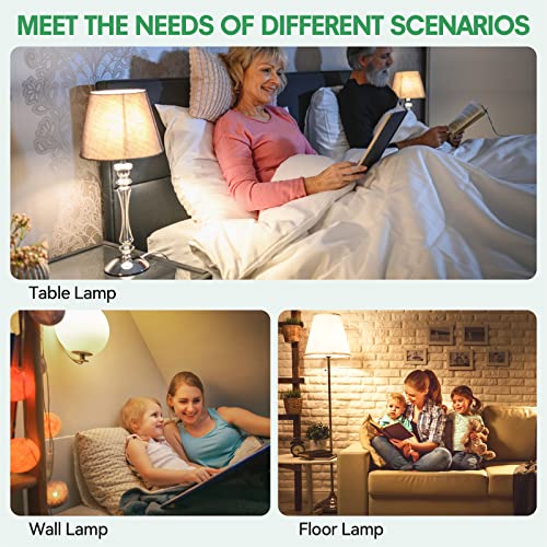 4-Pack 3 Way Light Bulbs Soft White 3000K 50 100 150 Watt Equivalent A19 Indoor LED Bulb V857985