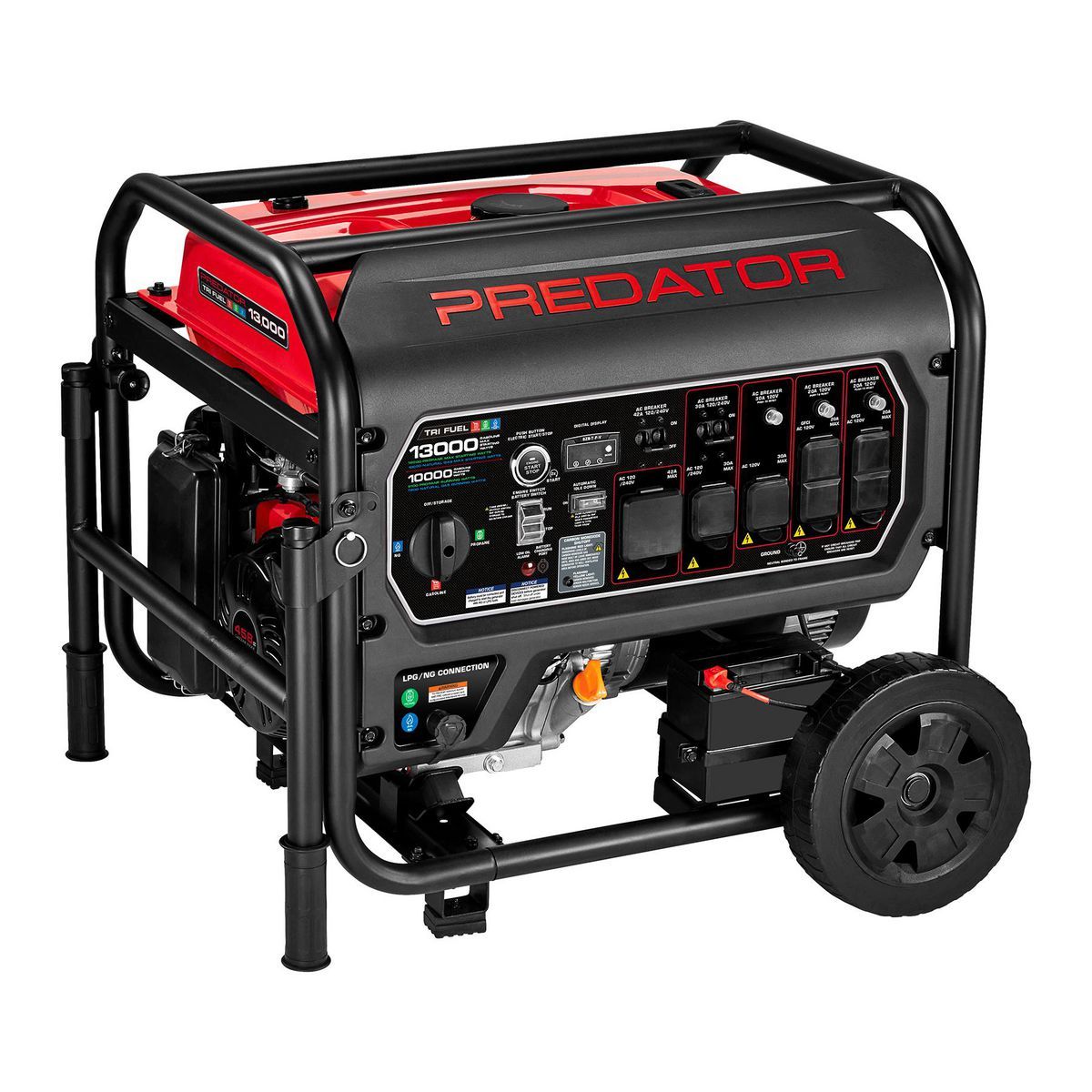 13,000 Watt Tri-Fuel Portable Generator with Remote Start A71188