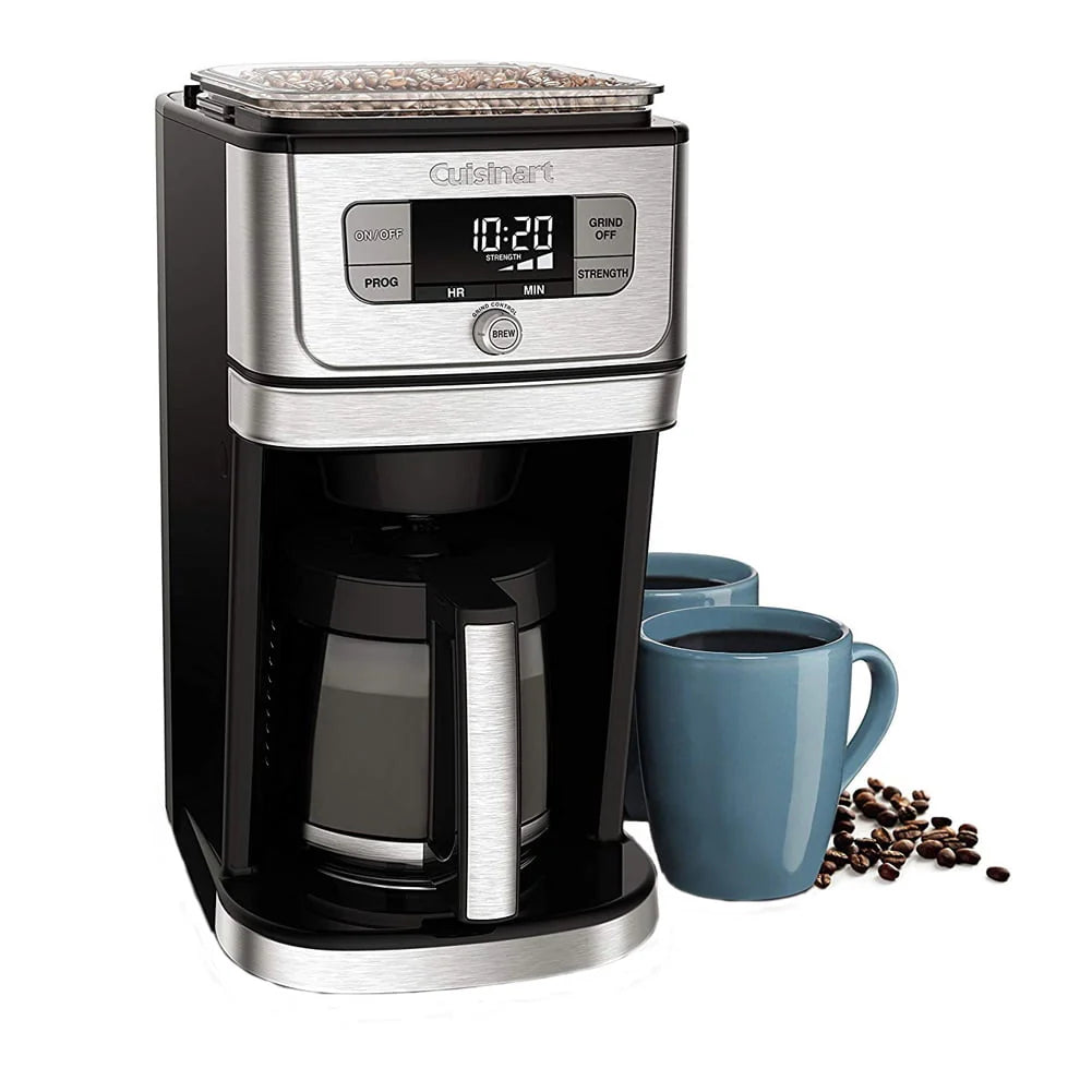 10 Cup Burr Coffeemaker, Silver Z176214