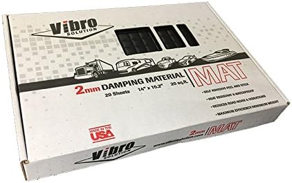 Black 80 mil Car Sound Deadening Mat 20 Sheets O47978