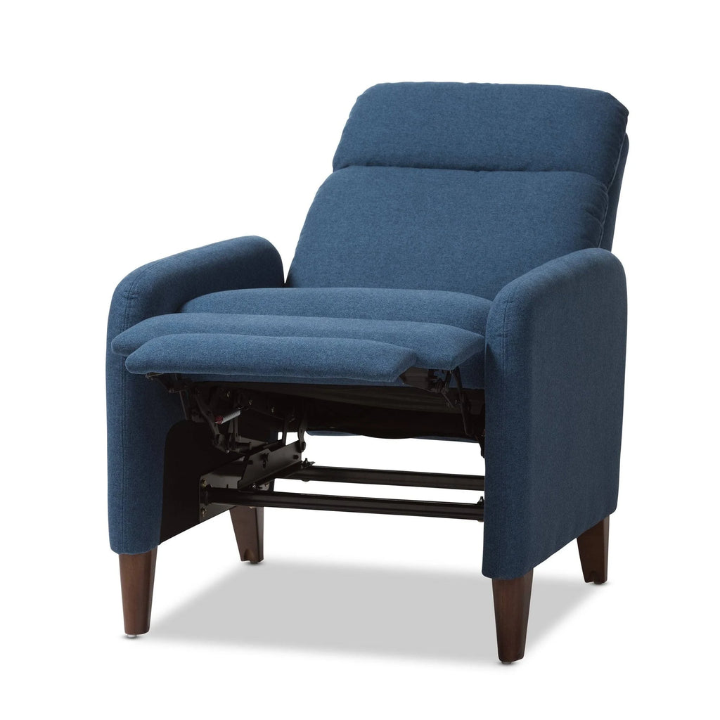 Grey Fabric Recliner N491