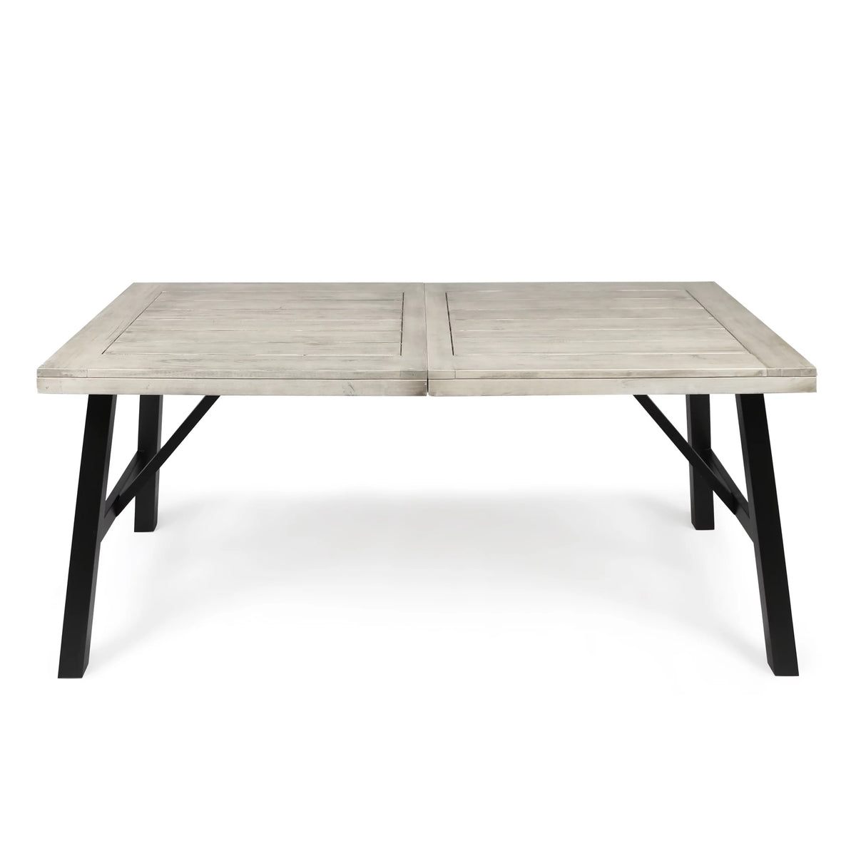 Acacia Wood and Wicker 6 Seater Dining Set X479963