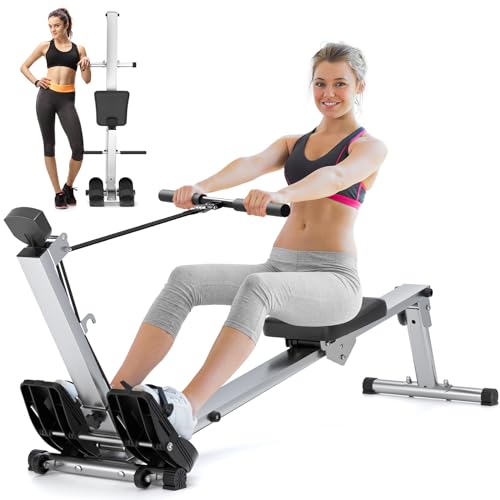 Foldable Rowing Machine with LCD Monitor B80158