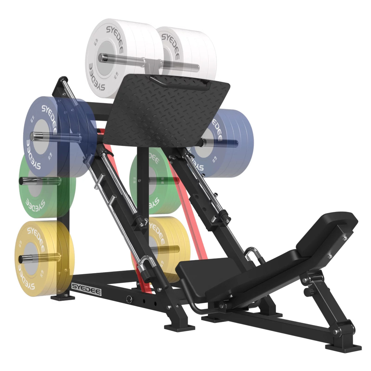 Leg Press Machine with Calf Block, 1500LBS Adjustable K8478