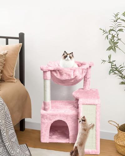 Light Grey Cat Tree with Scratching Posts B28278