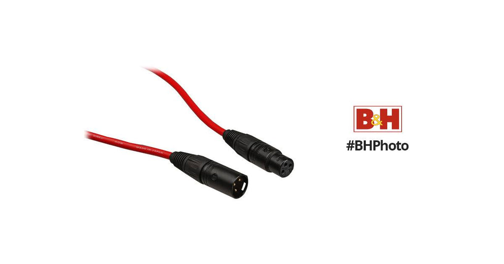 Red XLR Microphone Cable - 50& Z130