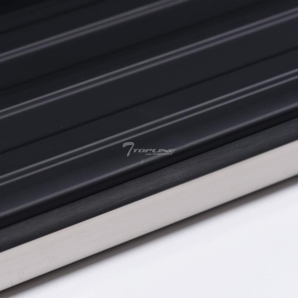 6" Black Aluminum Side Step Rail Running Boards C180