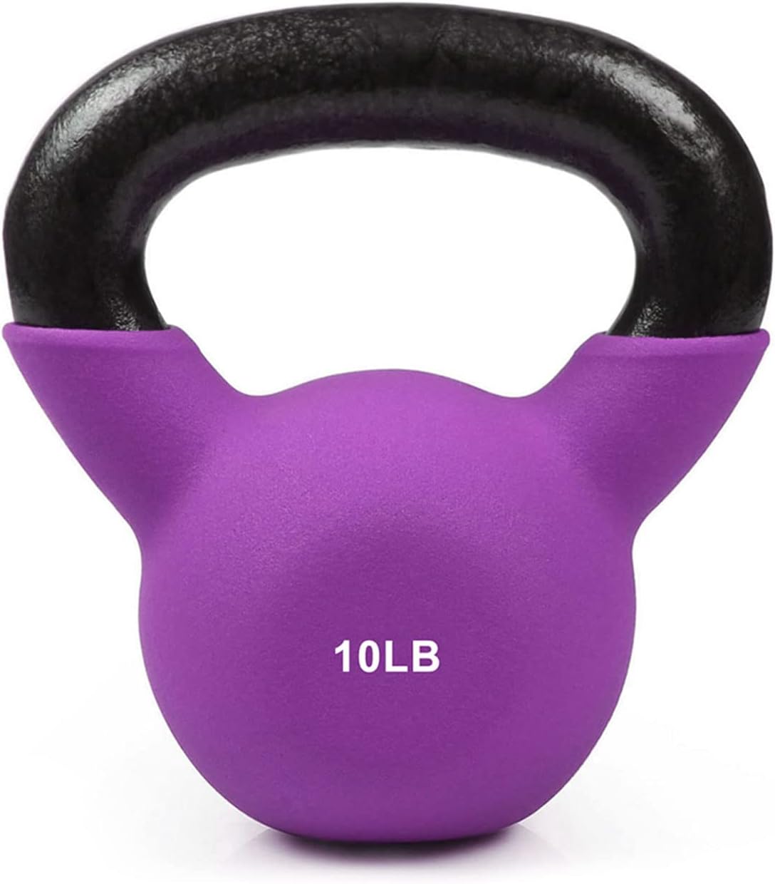 Neoprene Coated Solid Cast Iron Kettlebell 20 25 30 35 40 45 50 LB, Pack of 2 B21237