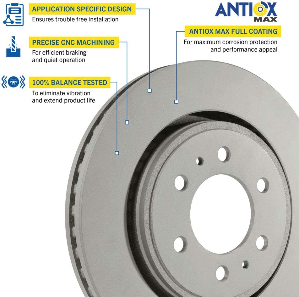 Front Brake Rotor Pack of 2 U660
