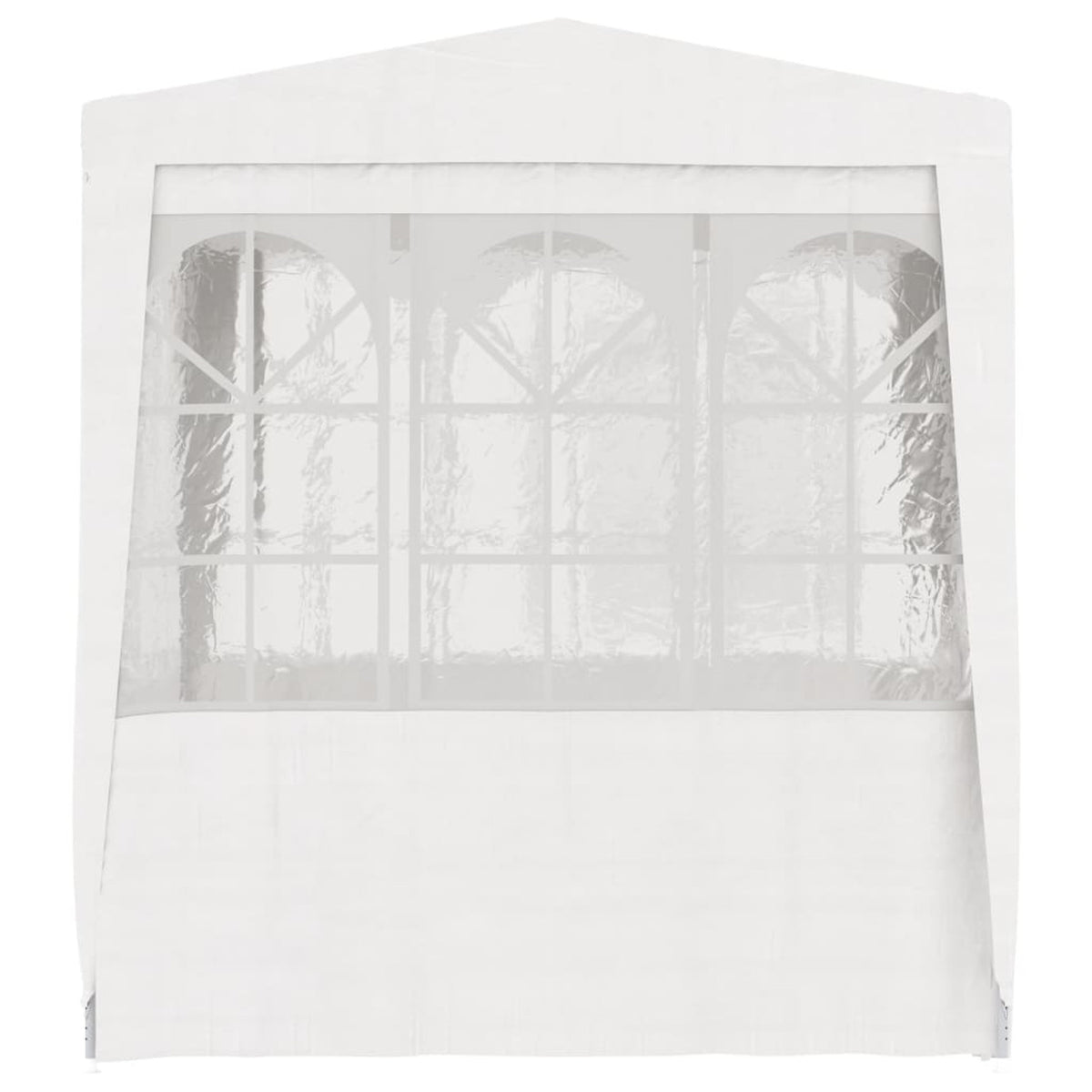 White Party Tent with Side Walls 6.6'x6.6' G911