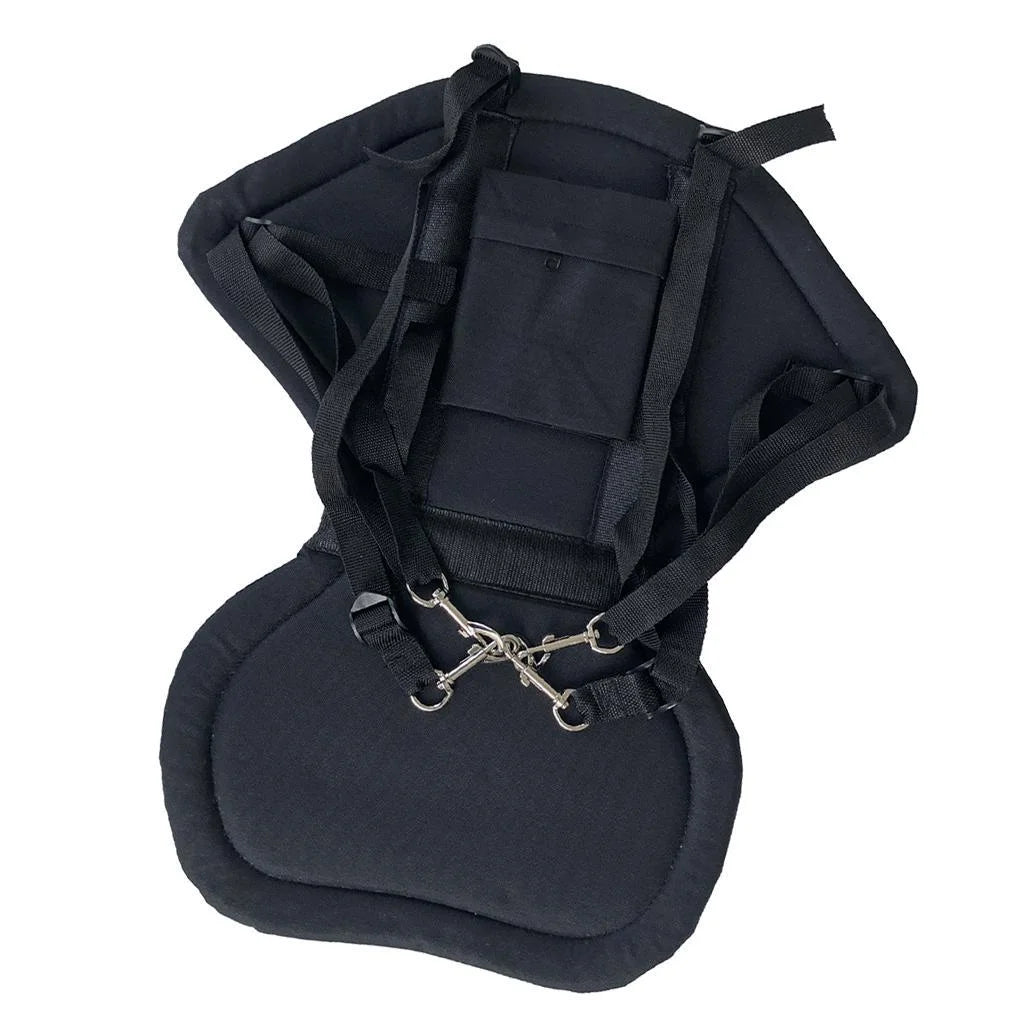 2Pcs Kids Adjustable Padded Canoe and Kayak Boat Seat with Snap Hooks L550267