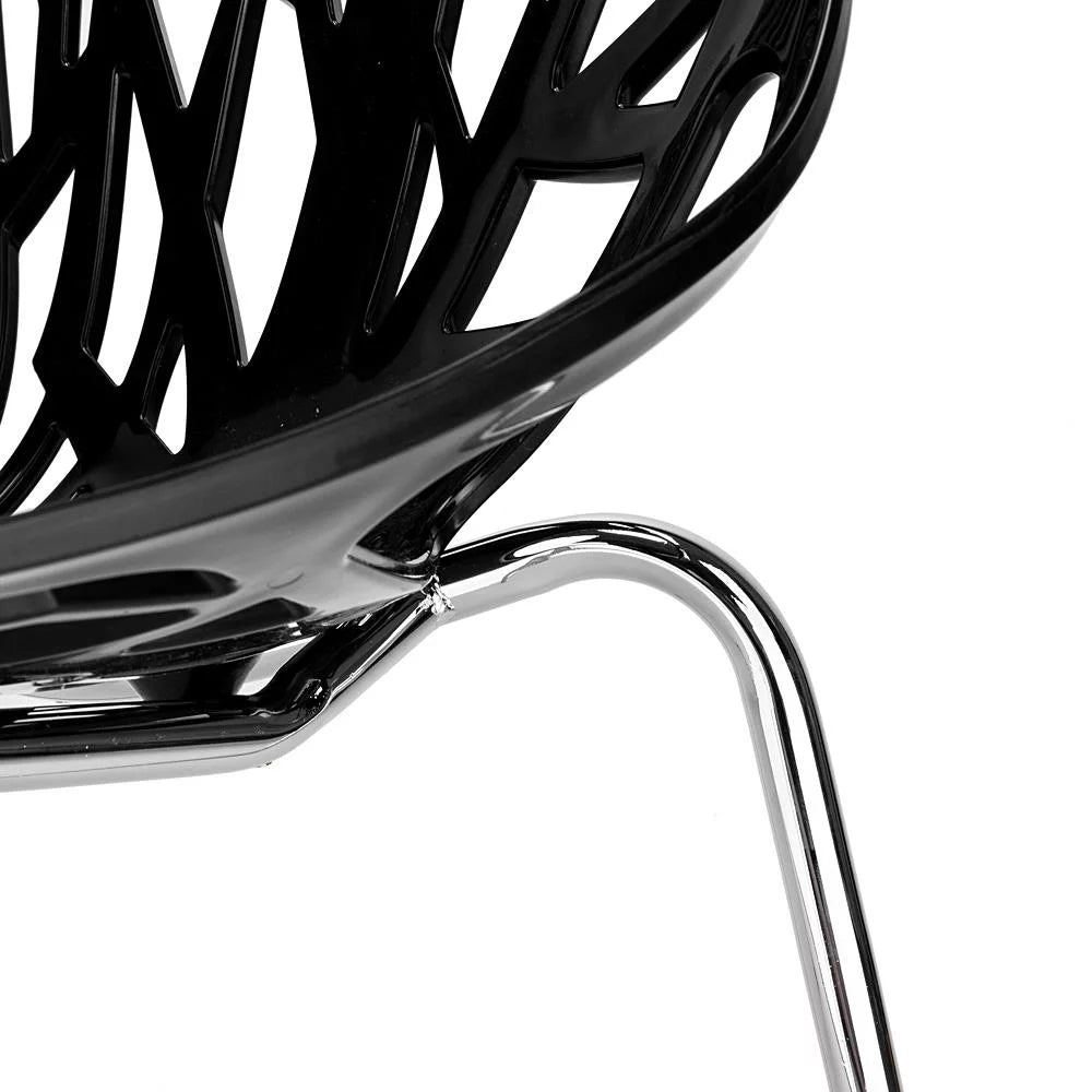 Black Set of 4 Dining Chair L130