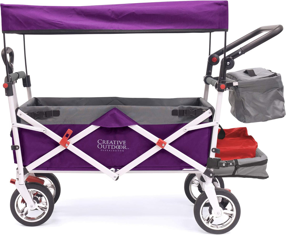 Purple Collapsible Folding Wagon Cart U658