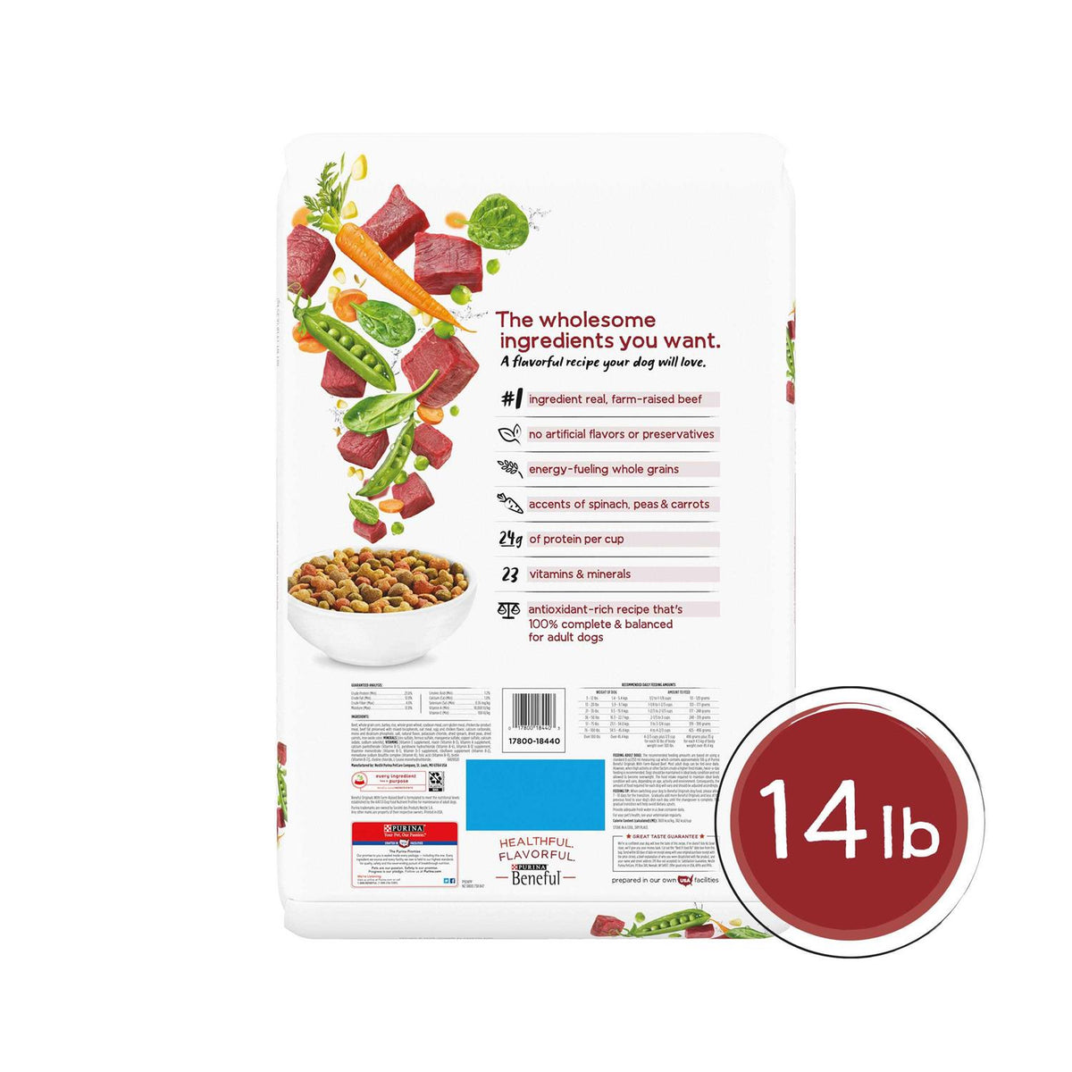 Dog Food with Real Beef Q3134