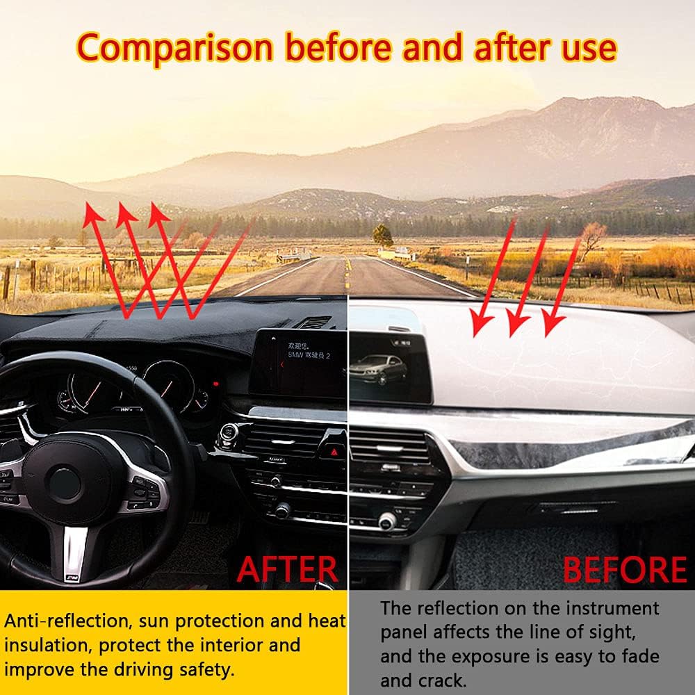 Dashboard Cover Mat Car Dash Board Interior Accessories O9635