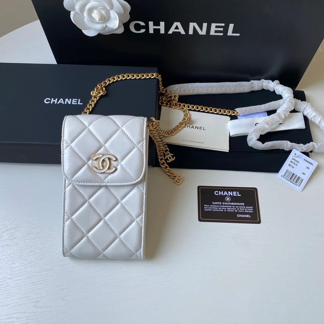White Phone Holder Bag G4967