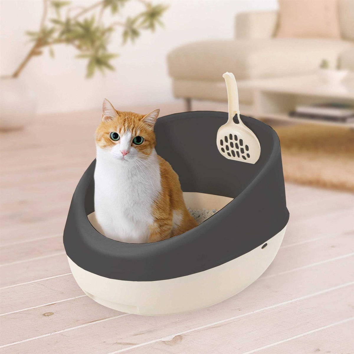 Rimmed Cat Litter Pan J5934