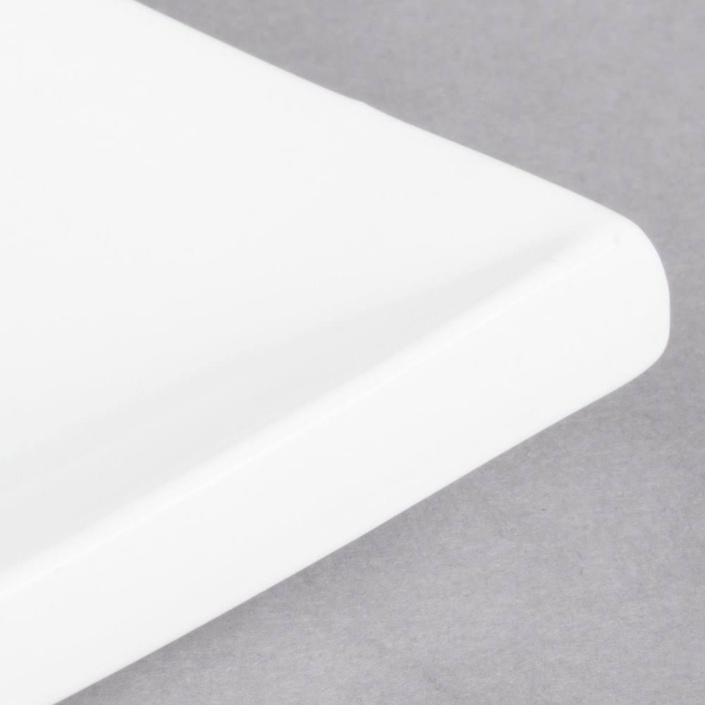 Super White Porcelain Rectangular Platter, 8-Inch by 5-1/2-Inch, Box of 24 P722