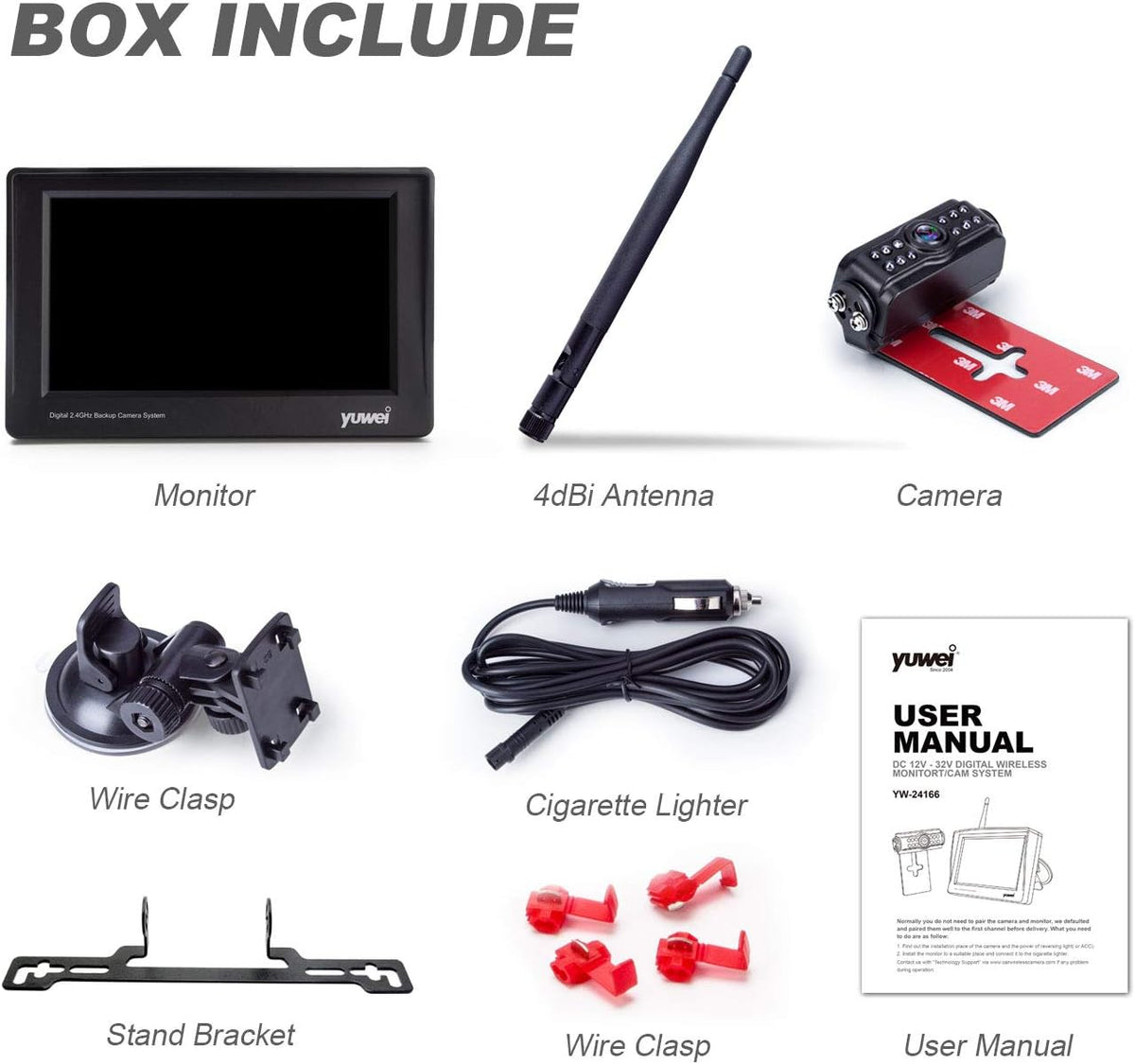 Digital Wireless Backup Camera System with 4.3’’ Monitor W430