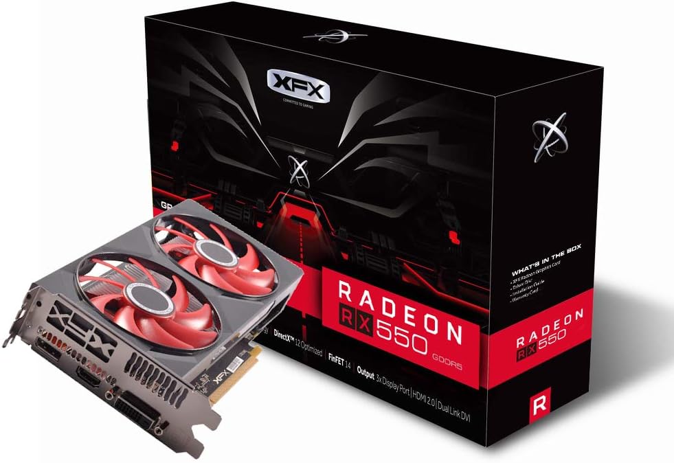 Radeon RX 550 4GB DDR5 Graphics Card J25112