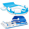 Inflatable Island Lounger 6 Person Floating Island R814681