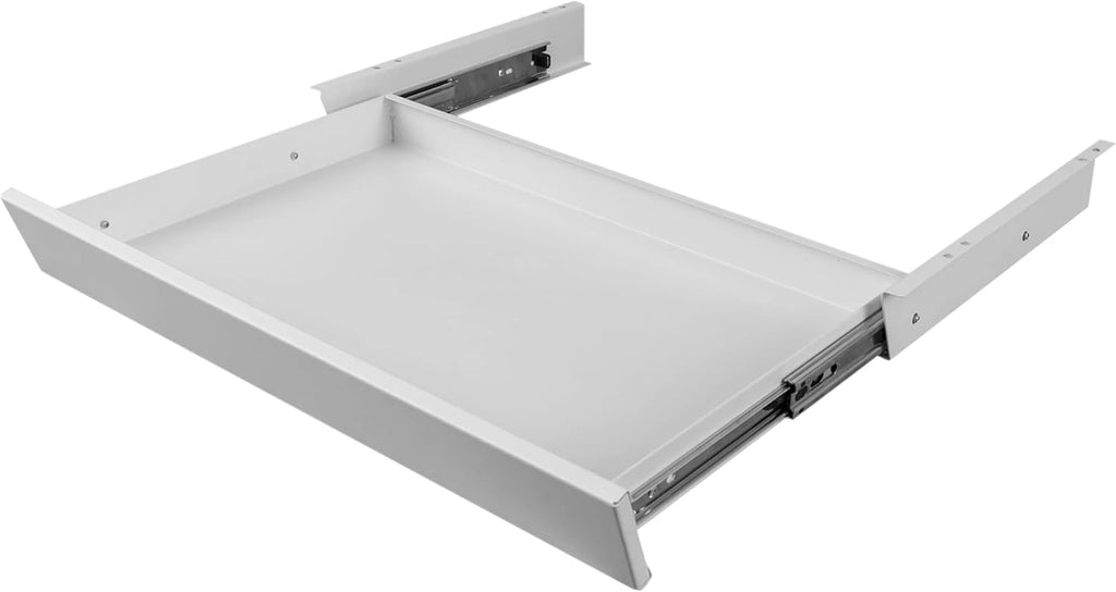 White Sliding Under-Desk Drawer Storage Organizer Z44686