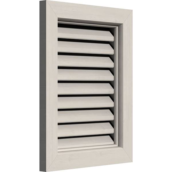 14 inchw x 18 inchh Primed Western Red Cedar Gable Vent A432057