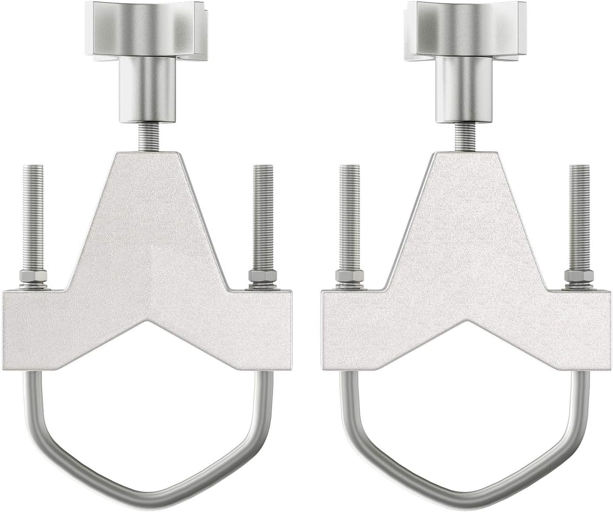 Adjustable Jack Tube Mount Bracket System (Sliver) Pack of 2 H2675