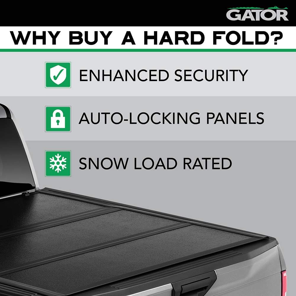 Hard Tri-Fold Truck Bed Tonneau Cover for Ford F-150 T7601