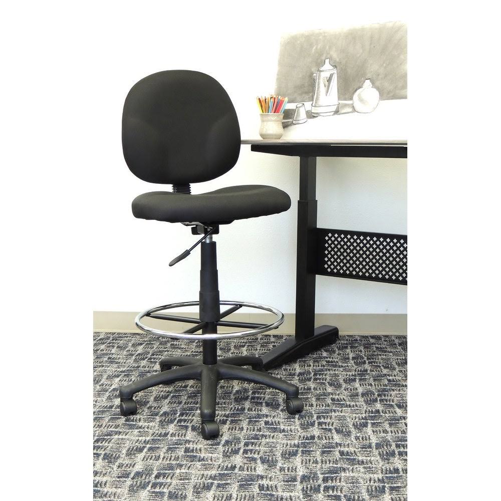 Black Drafting Stools with Footring V3665