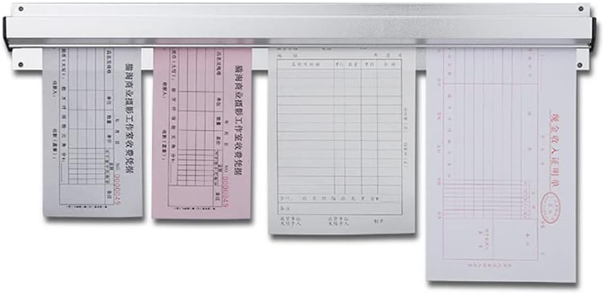 3-Pack Aluminium Bill Holder Slide Check Rack E812050