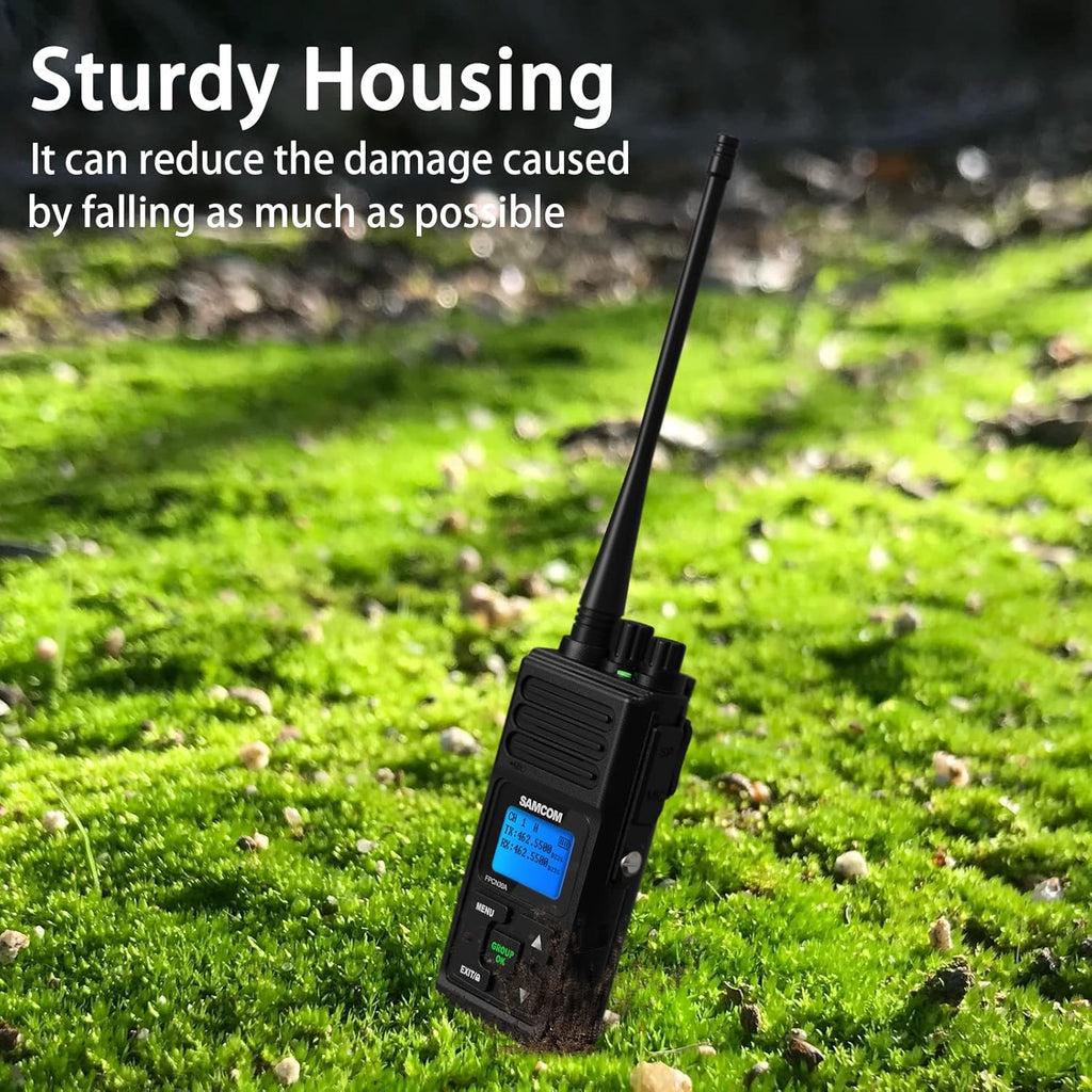 6 Pcs UHF Two Way Radio with Charger Base F23552