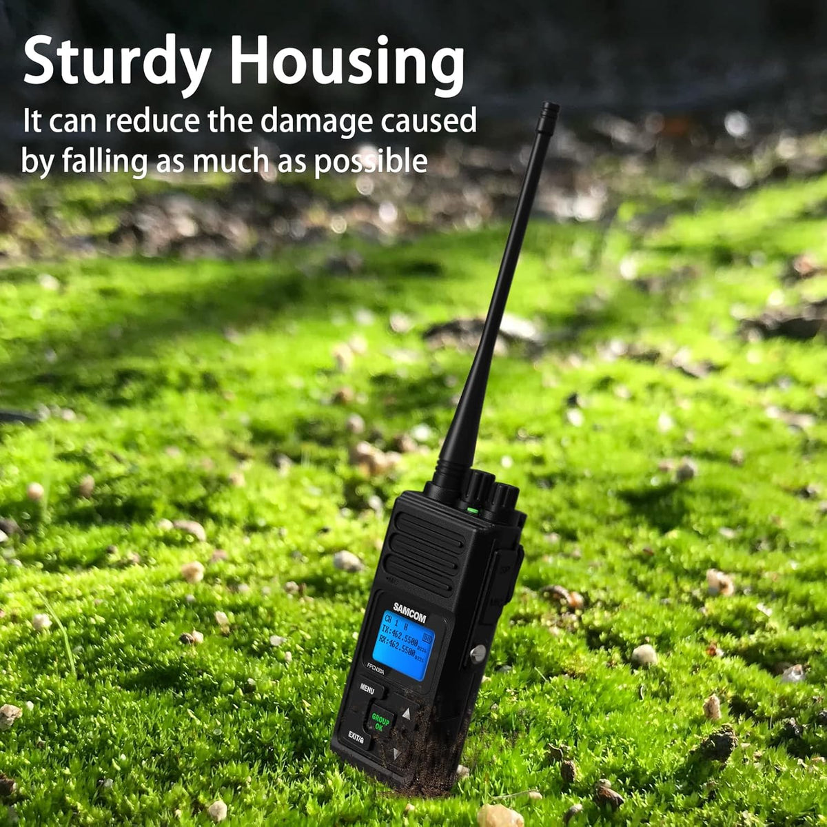 6 Pcs UHF Two Way Radio with Charger Base F23552